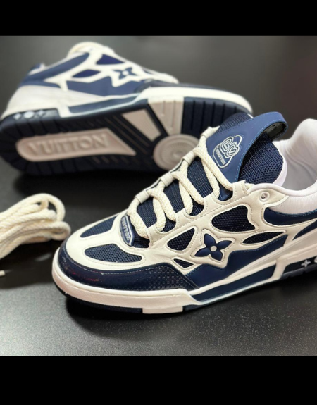 Tênis Louis Vuitton LV Skate Sneaker - Marine White