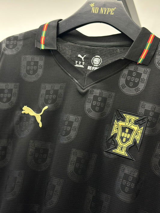Camisa Seleção de Portugal - Copa do Mundo 2026 - Modelo Torcedor - Preto