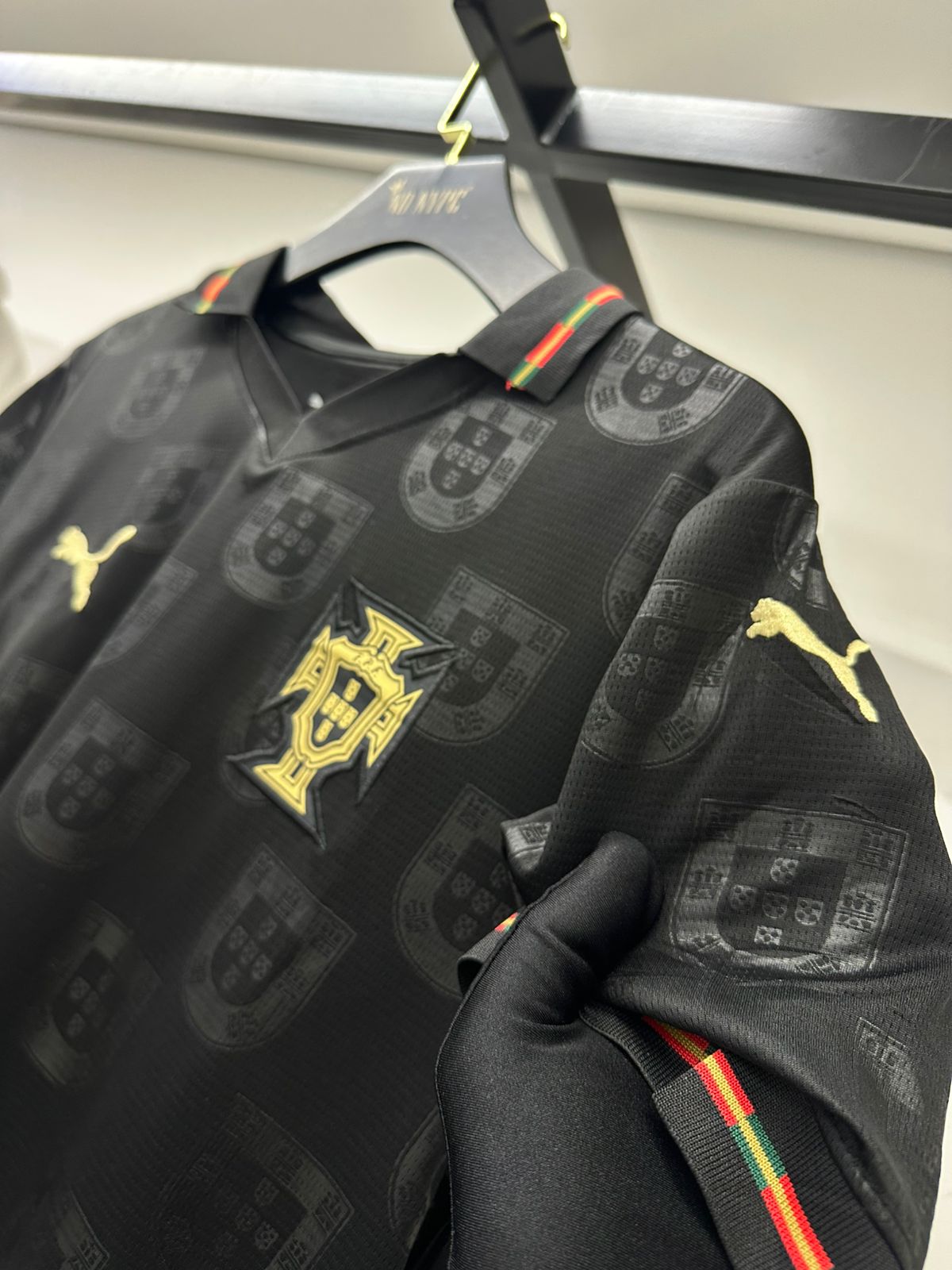 Camisa Seleção de Portugal - Copa do Mundo 2026 - Modelo Torcedor - Preto
