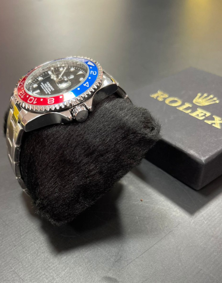 Relógio Rolex Submariner - Azul e Vermelho