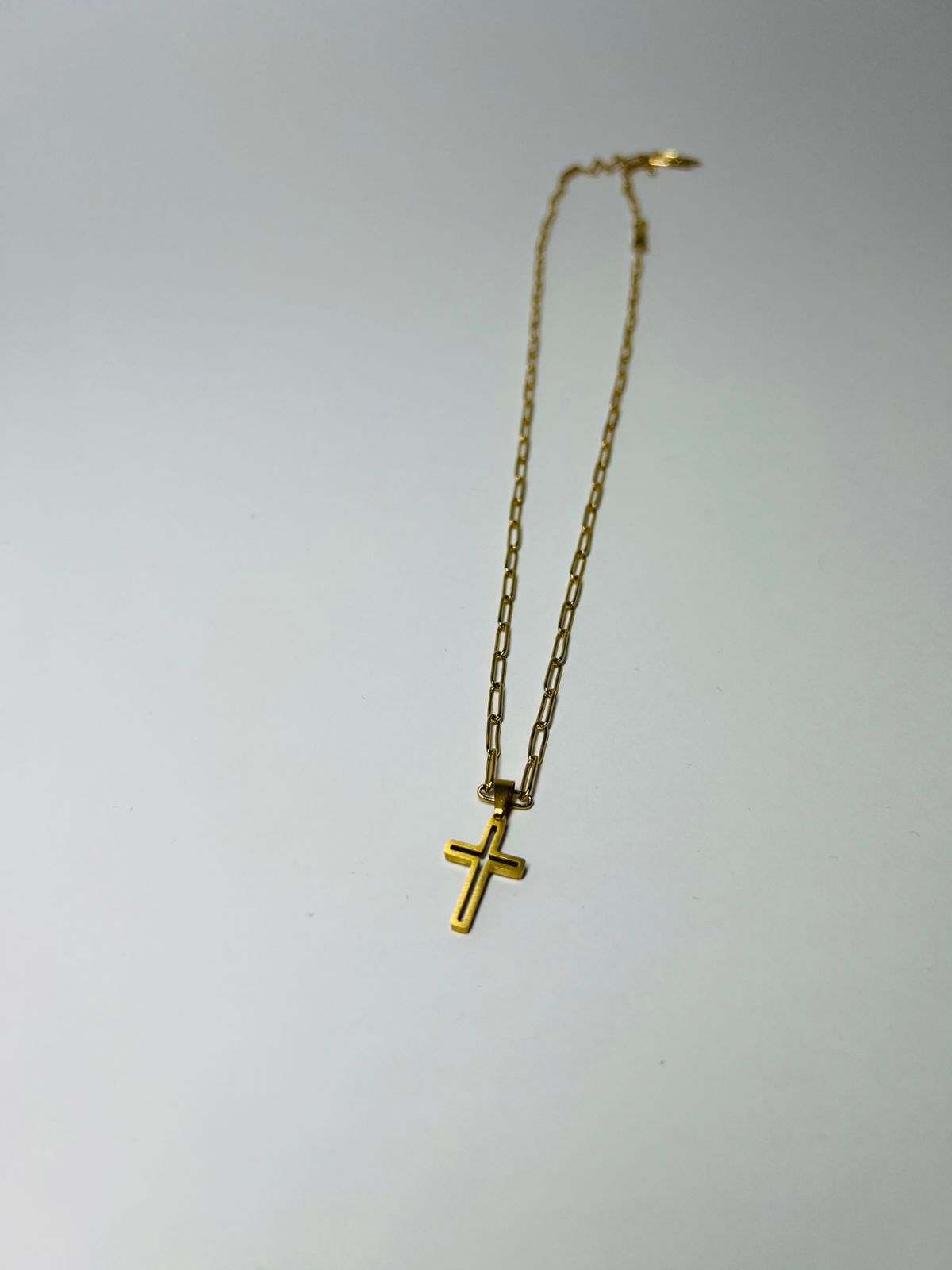 Corrente Cartier - Banhada ouro 18k - Crucifixo