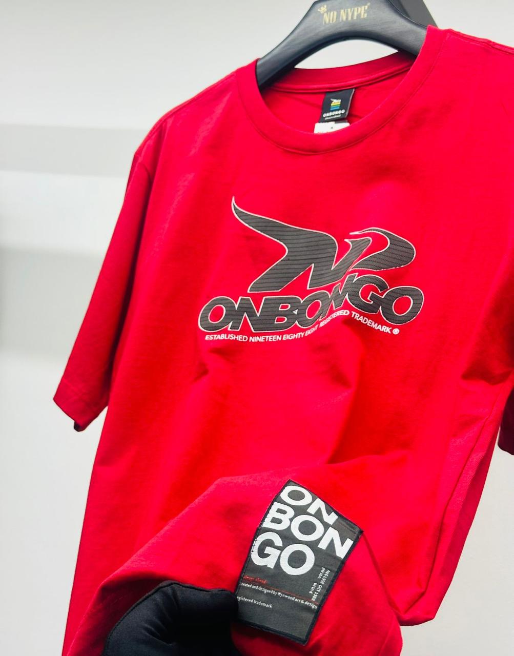 Camiseta Onbongo Estampada - Vermelha