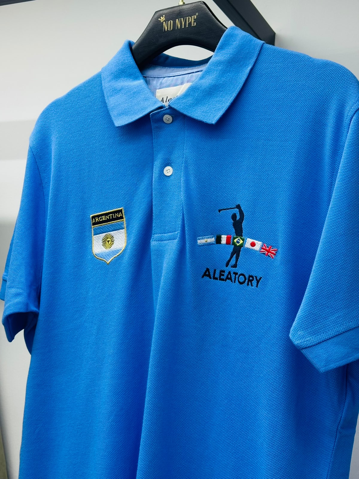 Camiseta Polo Aleatory - Azul