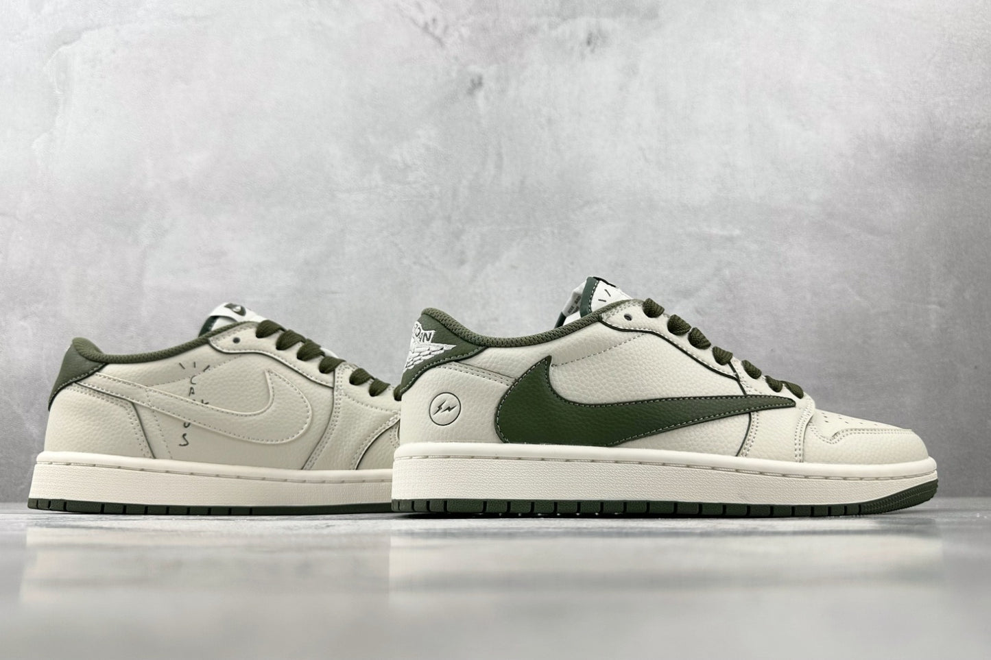 Air Jordan 1 Low x Travis Scott x Fragment - Military Green