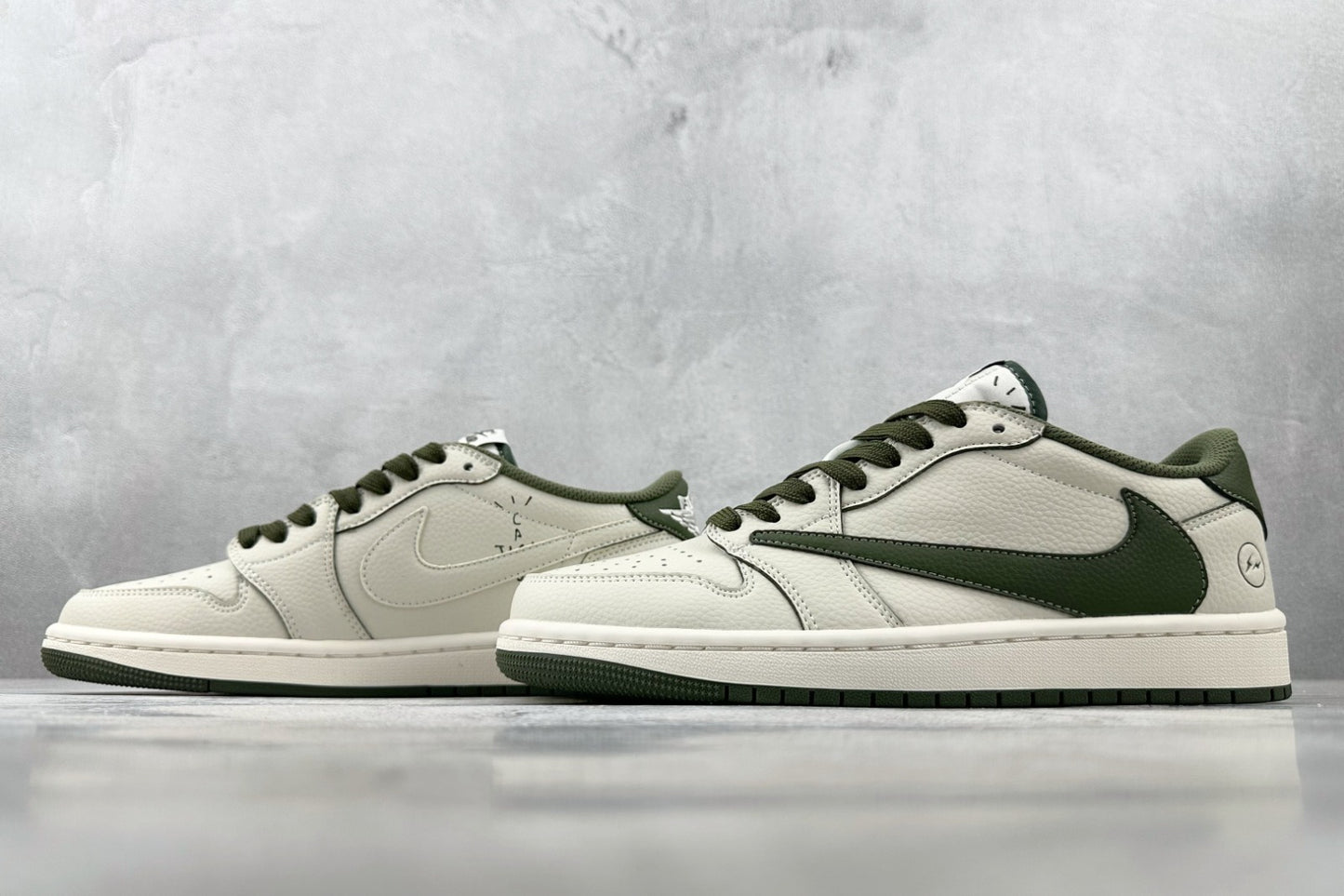 Air Jordan 1 Low x Travis Scott x Fragment - Military Green