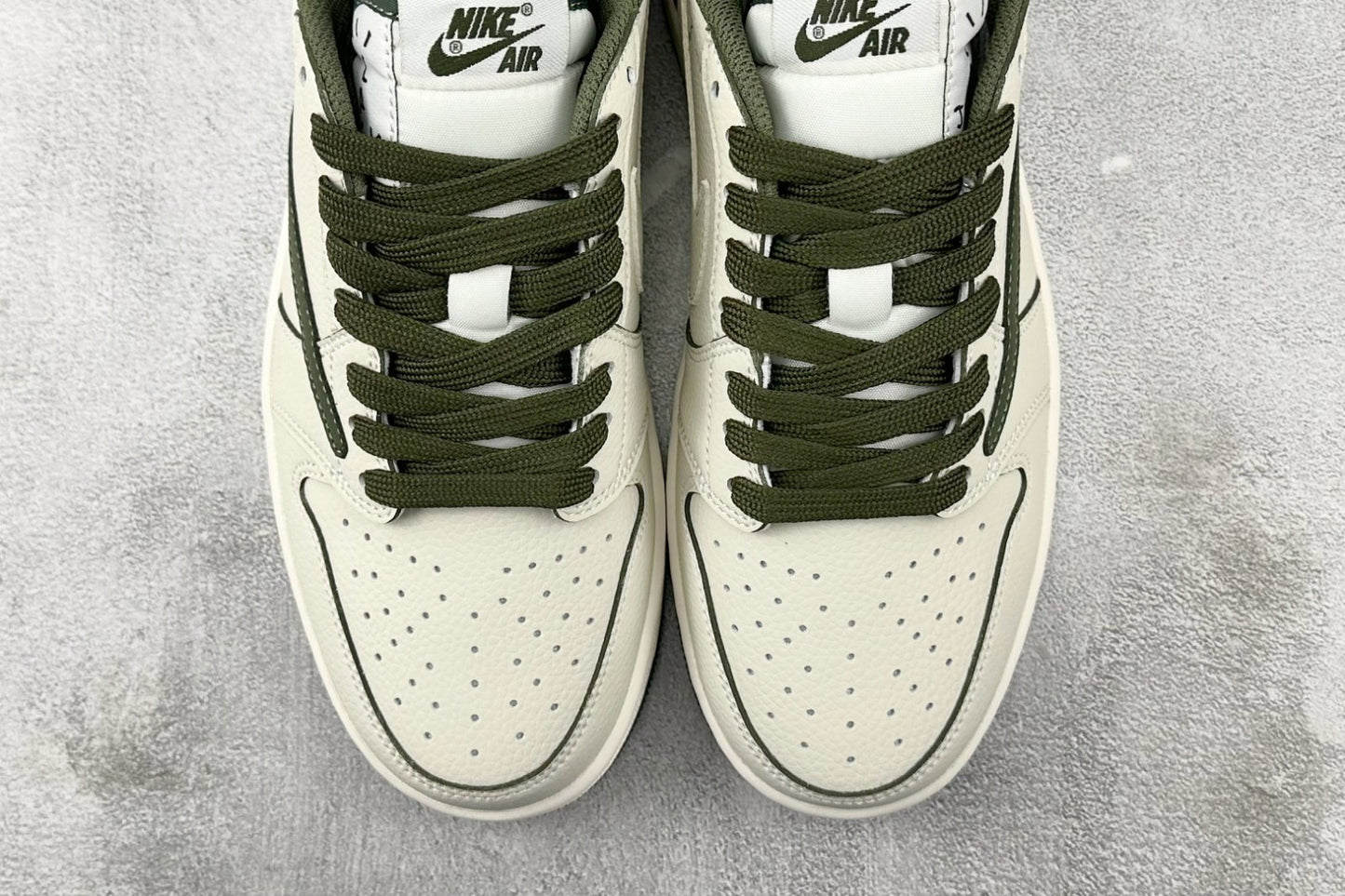 Air Jordan 1 Low x Travis Scott x Fragment - Military Green