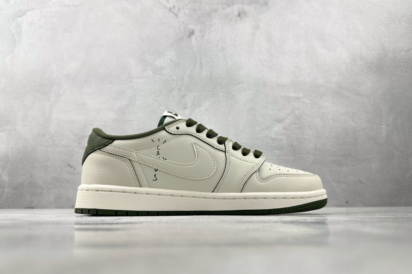 Air Jordan 1 Low x Travis Scott x Fragment - Military Green