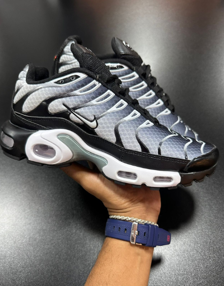 Tênis Nike Air Max Plus - Black Metallic Silver