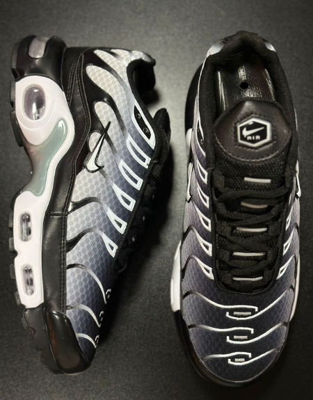 Tênis Nike Air Max Plus - Black Metallic Silver