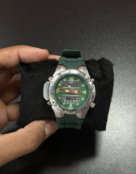 Relógio Citizen Aqualand Promaster - Prata e Verde