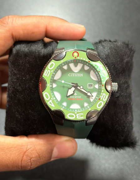 Relógio Citizen Promaster Diver Eco-Drive Orca - Verde