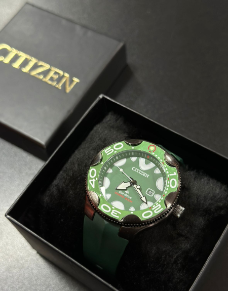 Relógio Citizen Promaster Diver Eco-Drive Orca - Verde