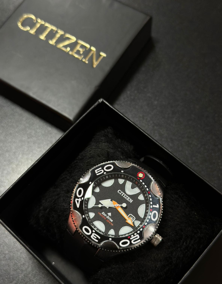 Relógio Citizen Promaster Diver Eco-Drive Orca - Preto