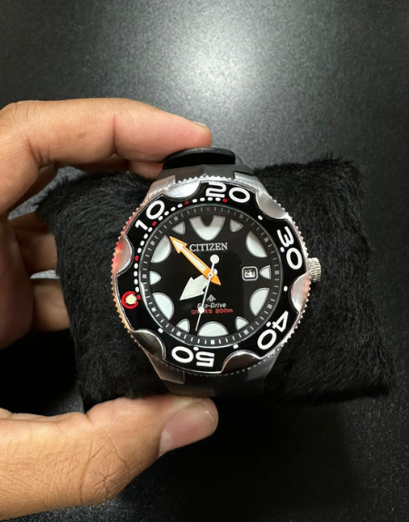 Relógio Citizen Promaster Diver Eco-Drive Orca - Preto
