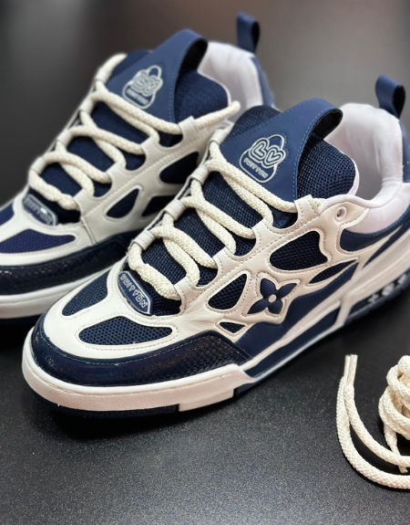 Tênis Louis Vuitton LV Skate Sneaker - Marine White