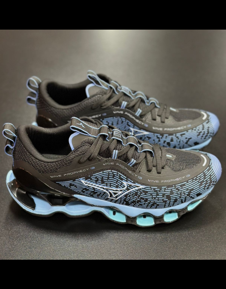 Tênis Mizuno Wave Prophecy 13 - Preto/Azul