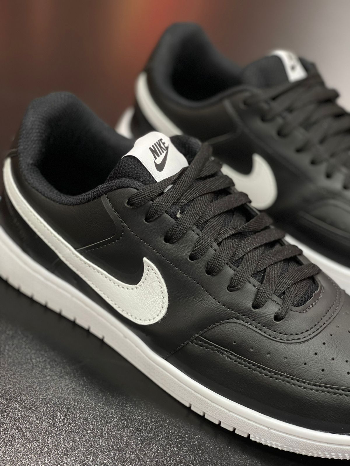 Tênis Nike Court Borough  - Preto