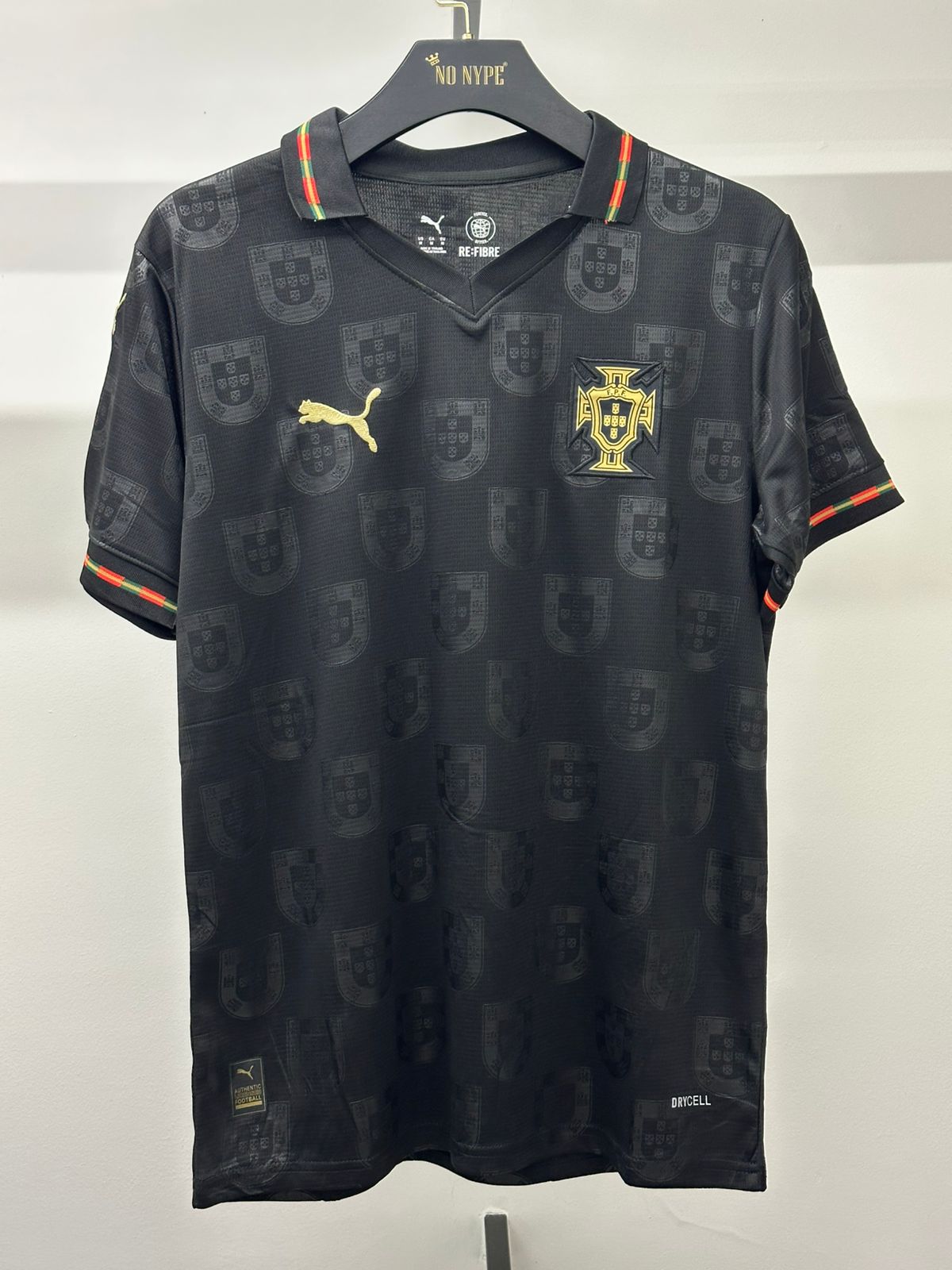 Camisa Seleção de Portugal - Copa do Mundo 2026  - Modelo Torcedor - Preto