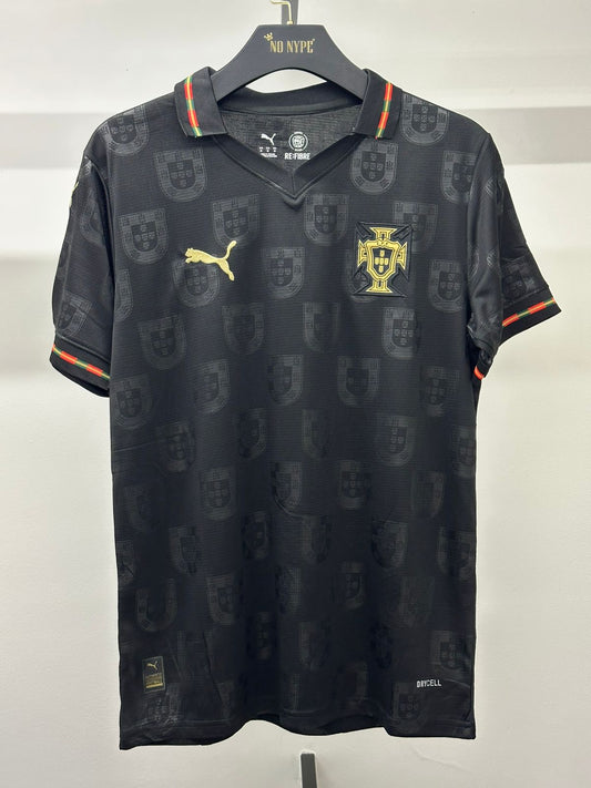 Camisa Seleção de Portugal - Copa do Mundo 2026  - Modelo Torcedor - Preto