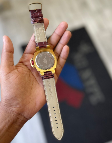Relógio Quiksilver The Foxhound Leather - Dourado