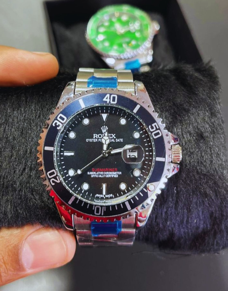 Relógio Rolex Submariner - Preto