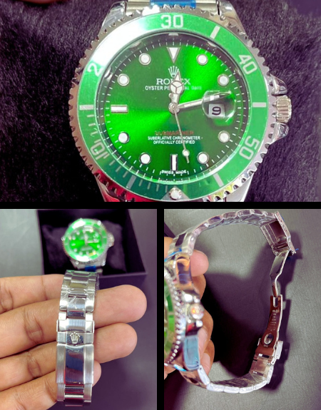 Relógio Rolex Submariner - Verde