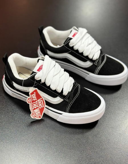 Tênis Vans KNU Skool - Black White