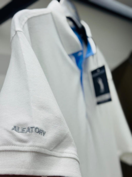 Camisa Polo Aleatory Lisa - Branco