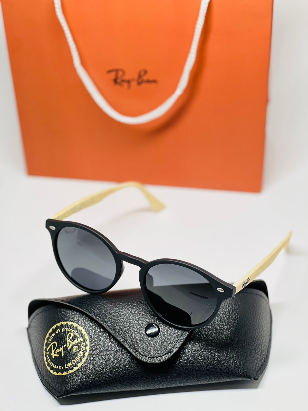 Óculos de Sol Ray-Ban - Redondo - Preto