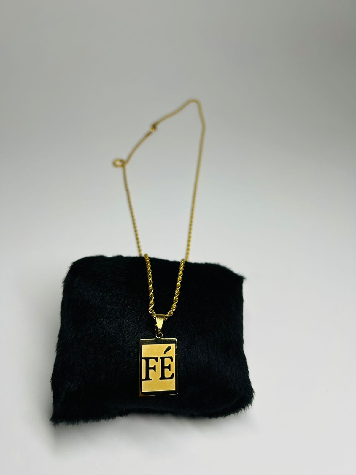 Corrente Cordão Baiano   - Banhada ouro 18k - Fé