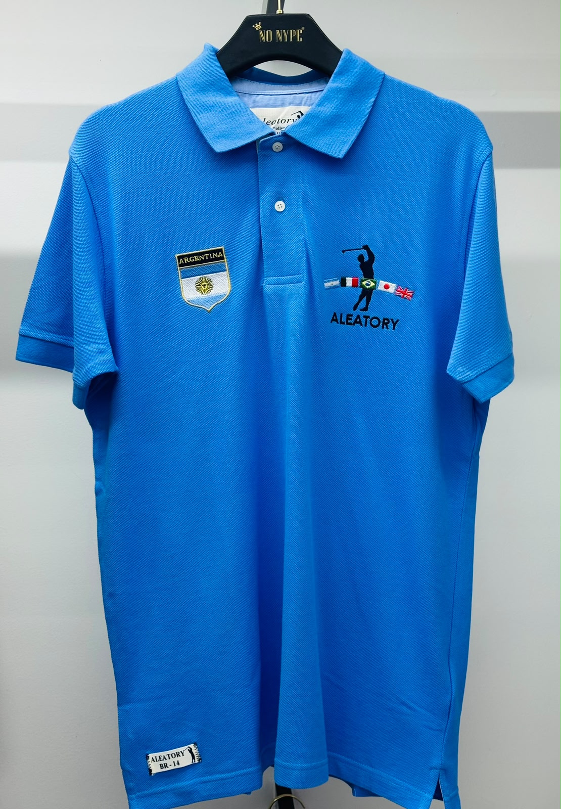 Camiseta Polo Aleatory - Azul