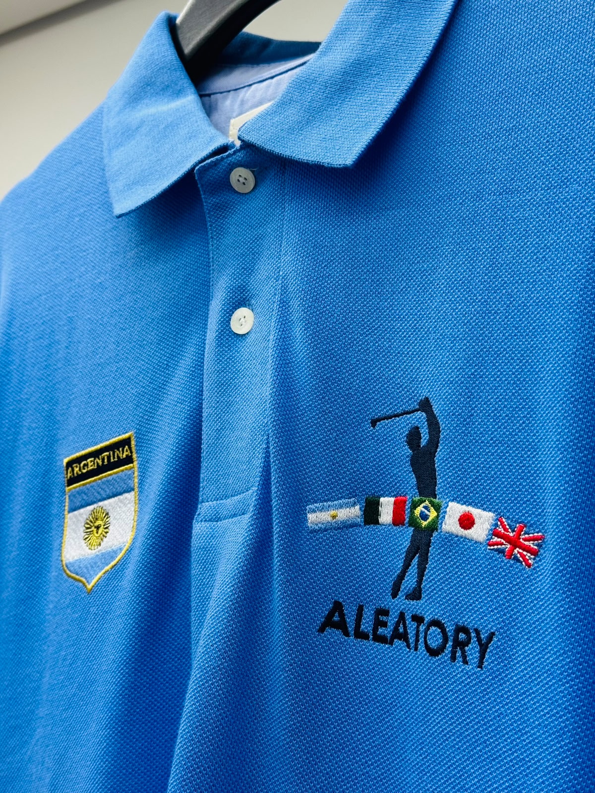 Camiseta Polo Aleatory - Azul