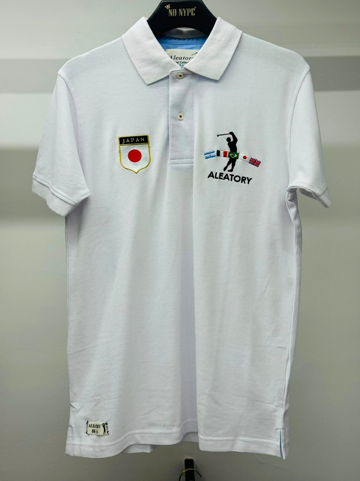 Camiseta Polo Aleatory - Branca