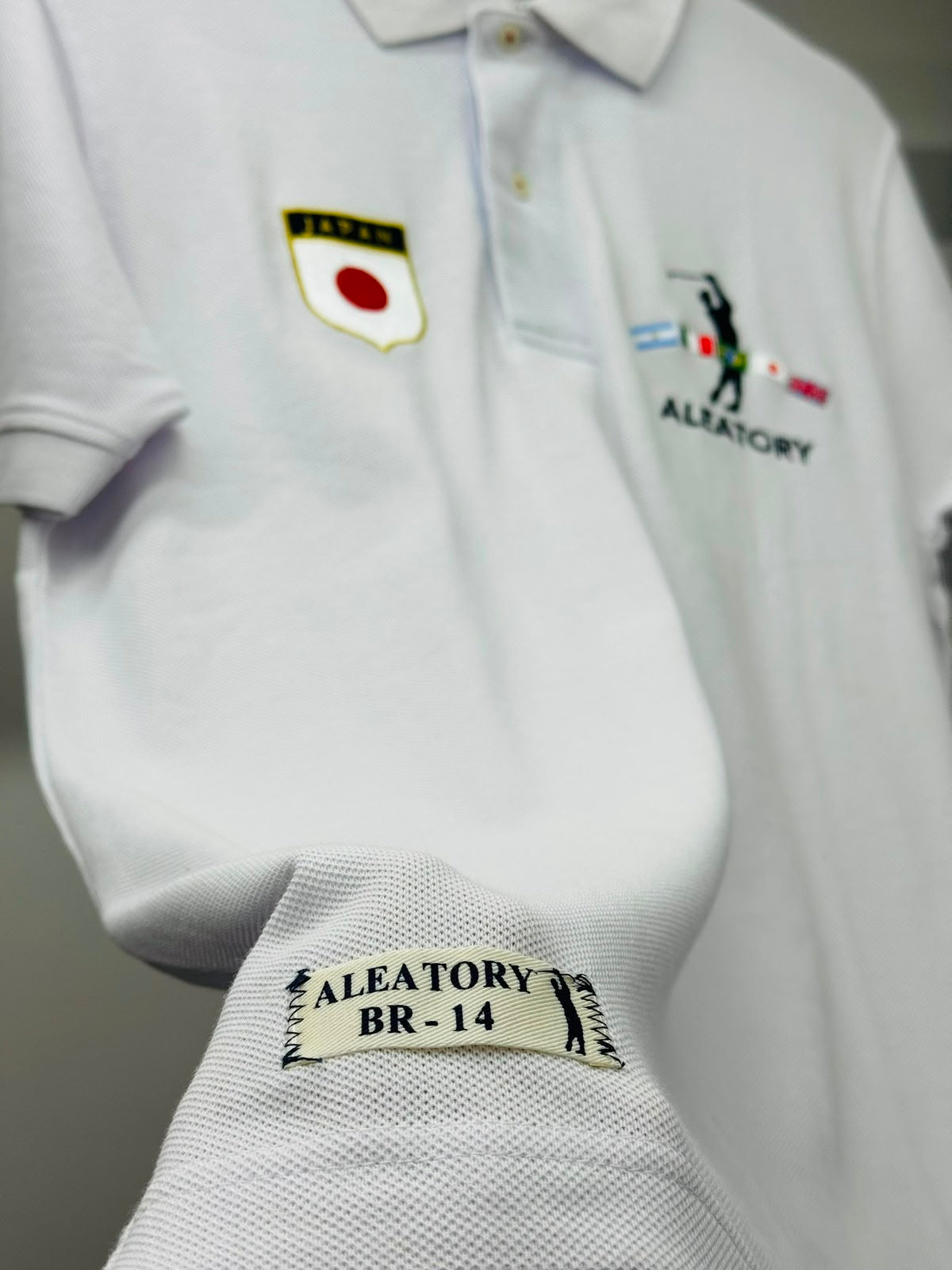 Camiseta Polo Aleatory - Branca