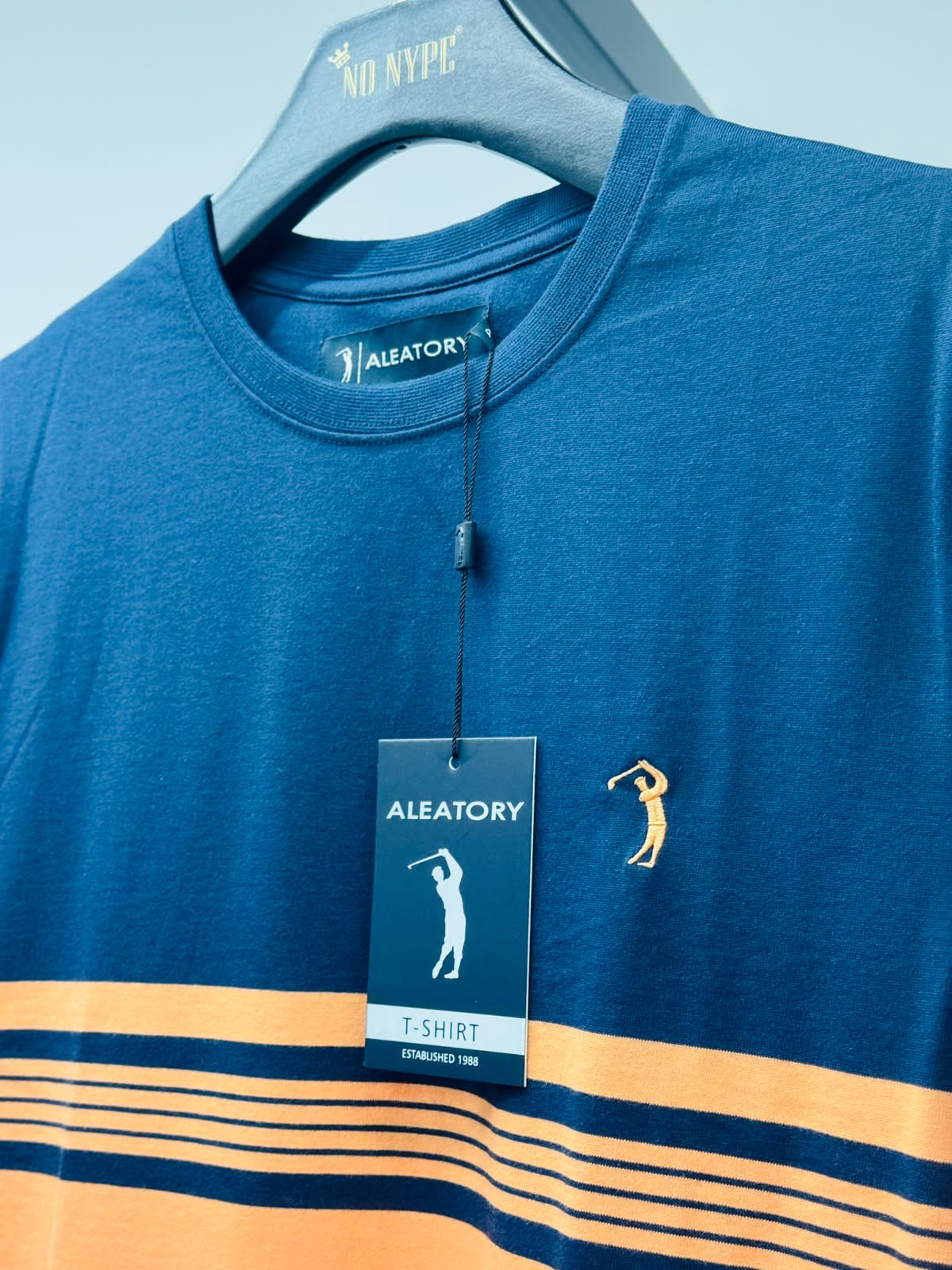 Camiseta Aleatory Listrada Stadler - Laranja