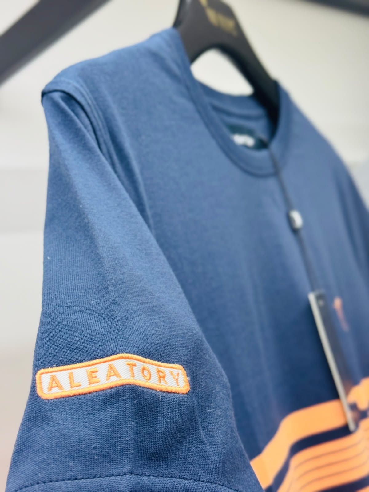 Camiseta Aleatory Listrada Stadler - Laranja