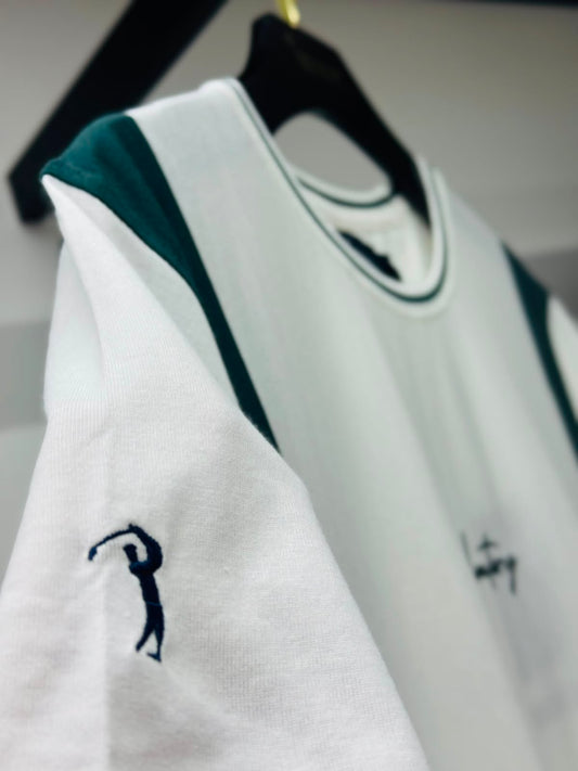 Camiseta  Aleatory Listrada Auclair - Branco