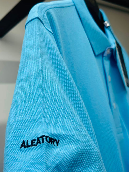 Camisa Polo Aleatory Lisa - Azul