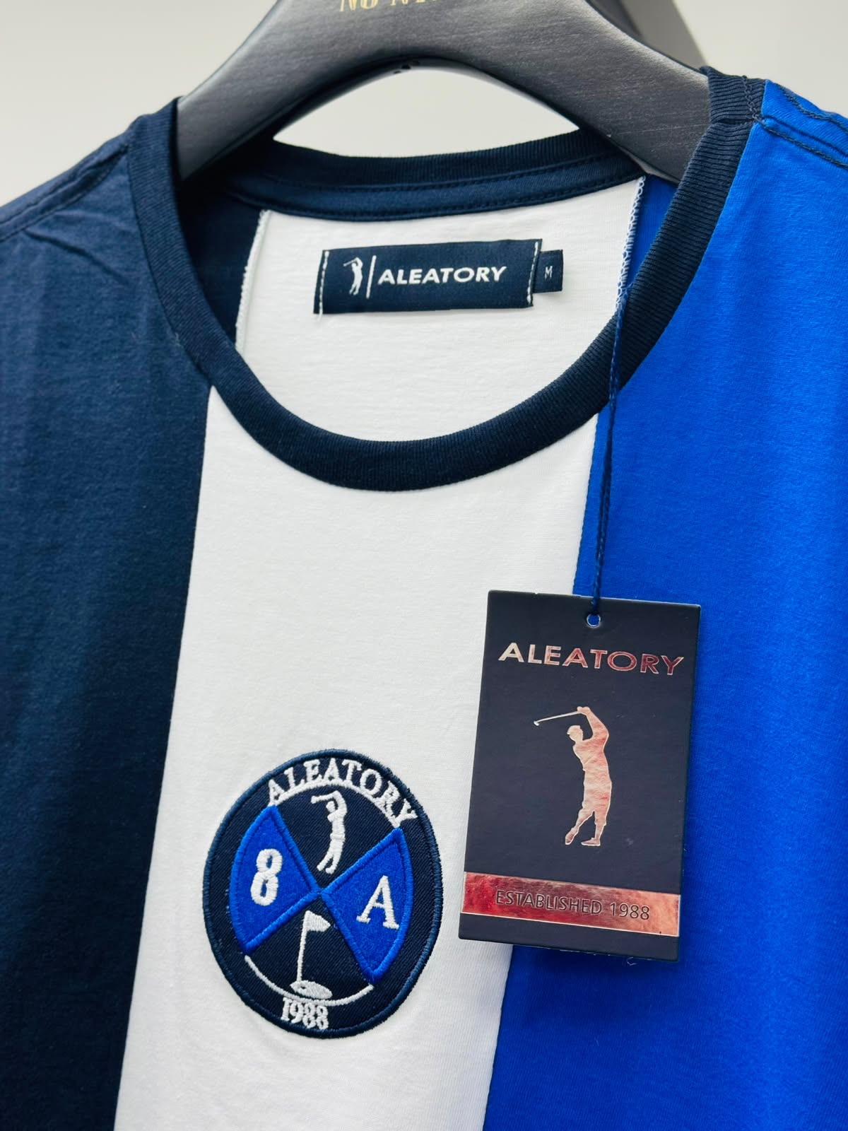 Camiseta Aleatory Estampada 8A - Azul