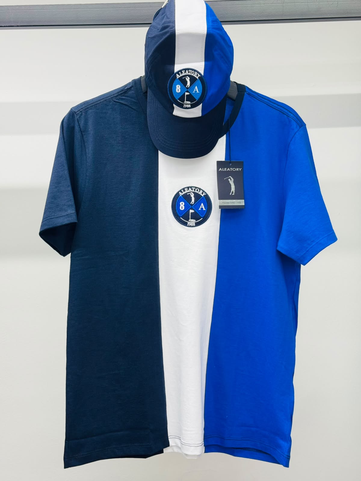 Camiseta Aleatory Estampada 8A - Azul