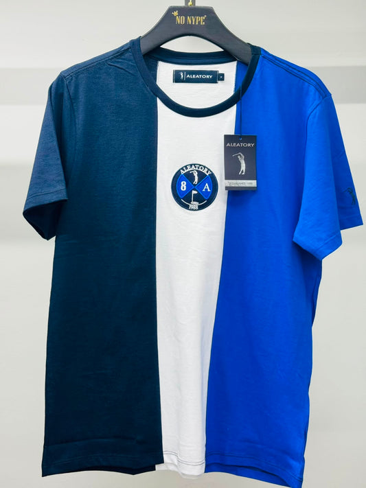 Camiseta Aleatory Estampada 8A - Azul