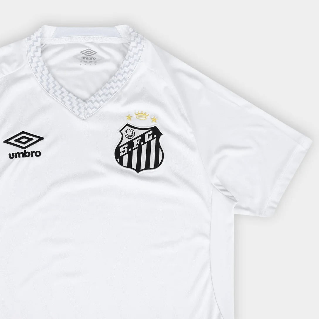Camisa Santos FC 25/26 – Modelo Torcedor - Branca