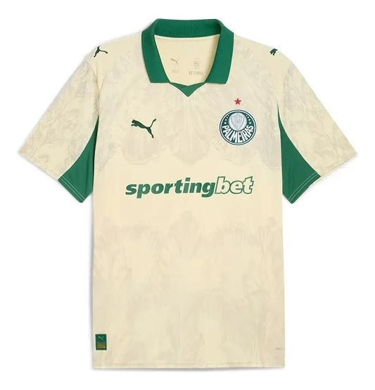 Camisa Palmeiras – Edição Especial – Modelo Torcedor - Off-White e Bege