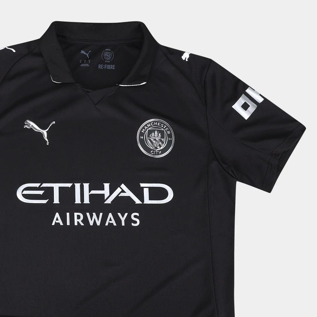 Camisa Manchester City 25/26 - Modelo Torcedor - Preto