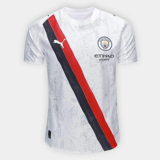 Camisa Manchester City 25/26 - Modelo Torcedor - Branca