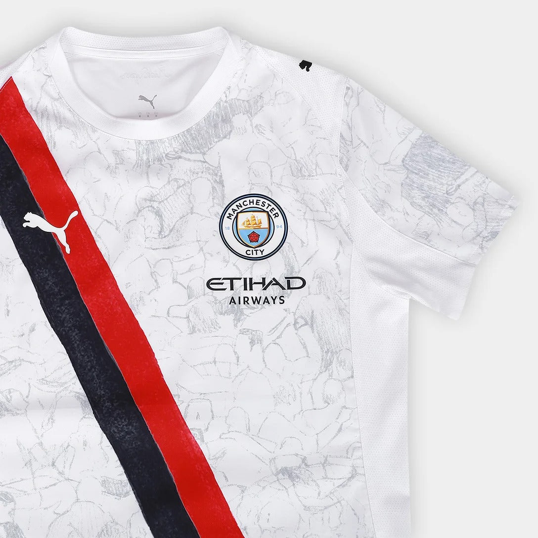 Camisa Manchester City 25/26 - Modelo Torcedor - Branca