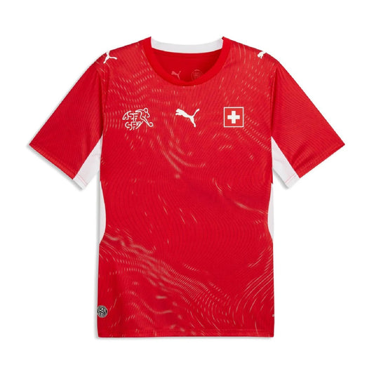 Camisa Seleção Suíça - Copa do Mundo 2026  - Modelo Torcedor - Vermelha
