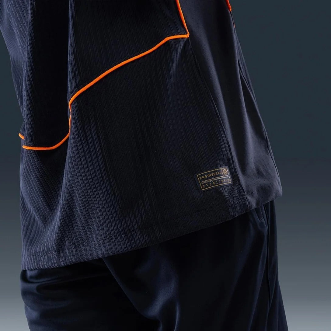 Camisa Corinthians 25/26 - Modelo Torcedor - Preto e Laranja