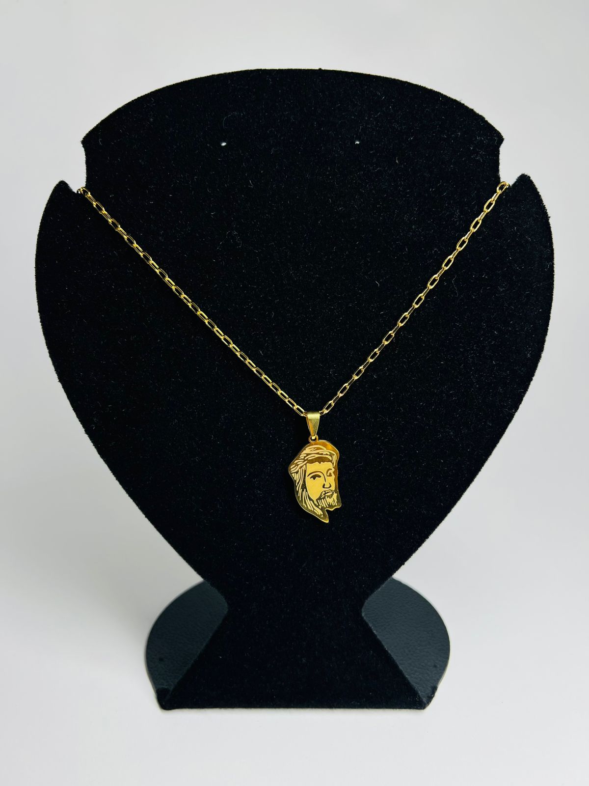 Corrente Cartier  - Banhada ouro 18k - Cristo