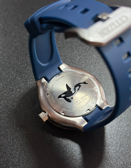 Relógio Citizen Promaster Diver Eco-Drive Orca - Azul